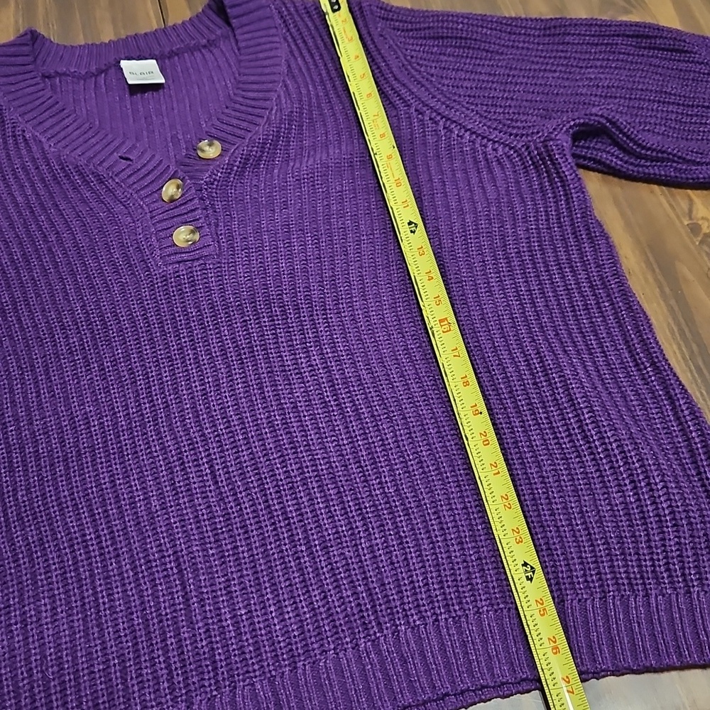 Blair Purple Knit Top - Picture 3 of 8